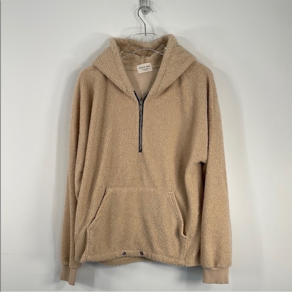 Fear of God Fourth Collection Unisex Sherpa Pull On Oversized Hoodie size S